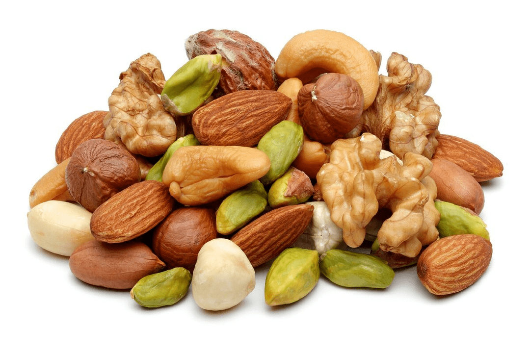 男性の効力のためのナッツの種類
