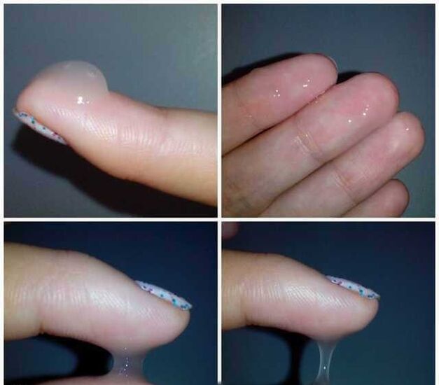 覚醒時の男性の精液前液