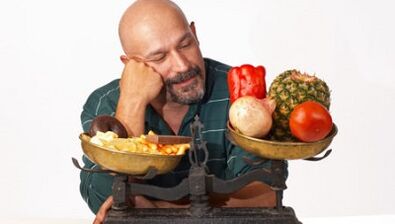 男性の効力に対する食物の影響